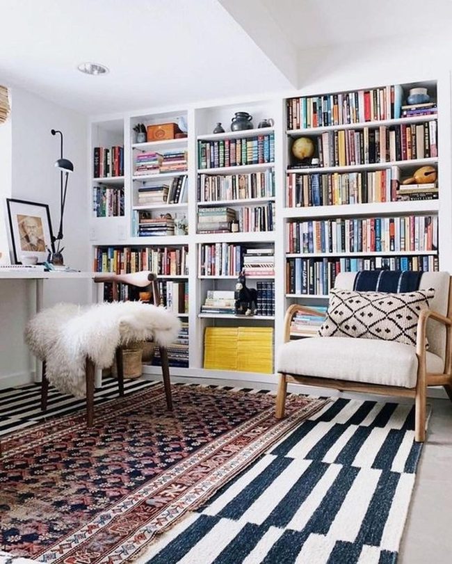 Colorful Books Floor To Ceiling
