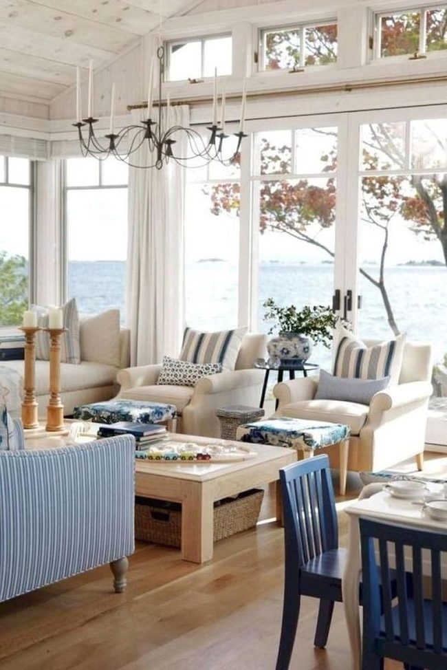 Light Wood Floors Meet Water Views