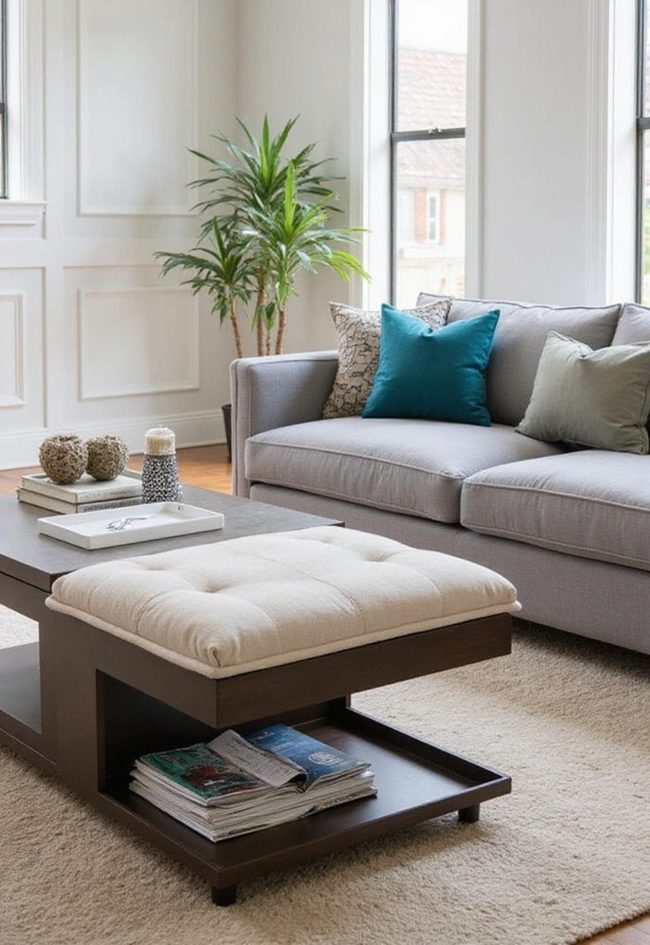 Storage-Smart Coffee Tables And Ottomans