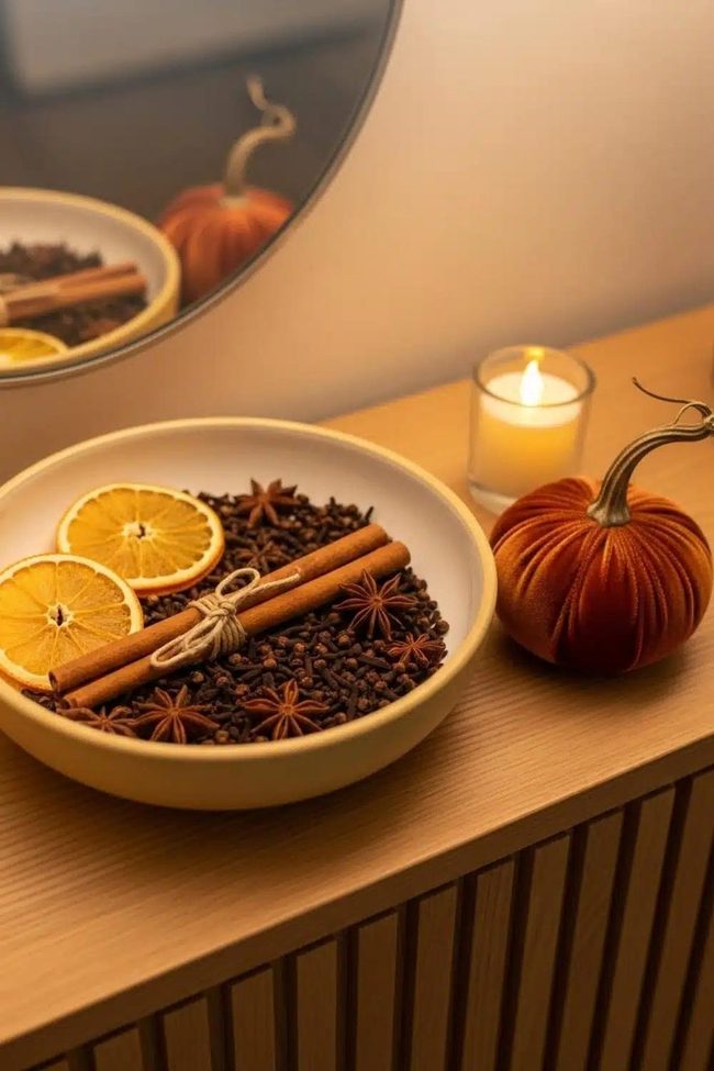 Dried Citrus And Cinnamon Bowl