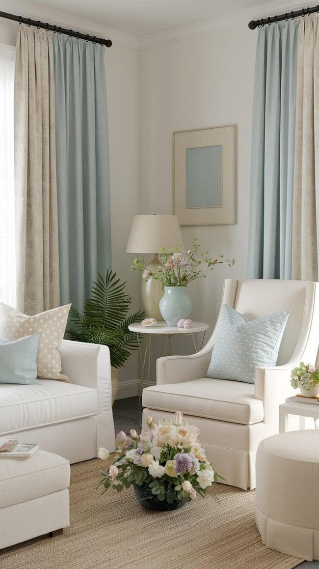 Pastel Spring Living Room Refresh