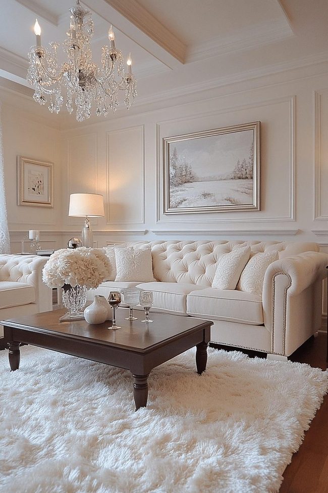 Neutral Tufted Sofa Current Comfort