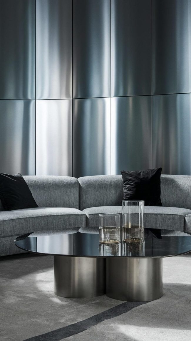 Gray Walls Modern Living Foundation