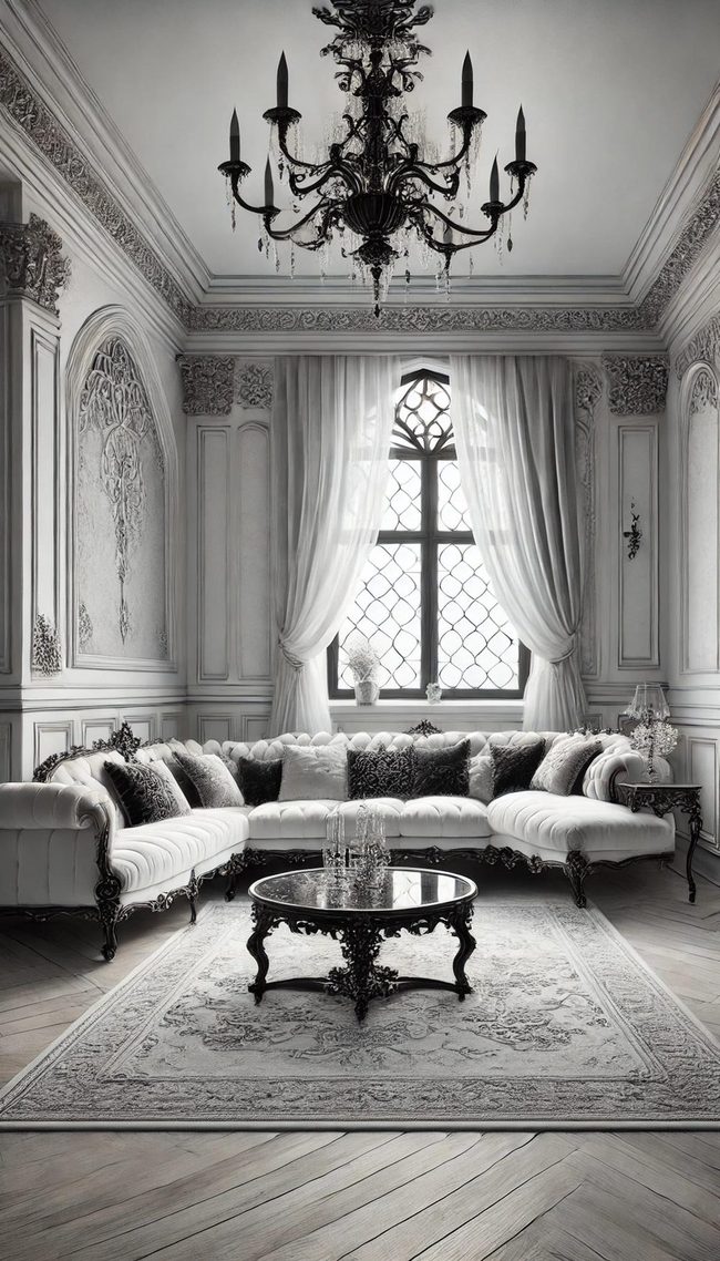 Black White Architectural Statement Spaces