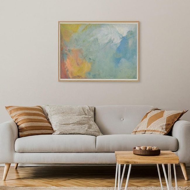 White Brick Wall Living Room Anchor