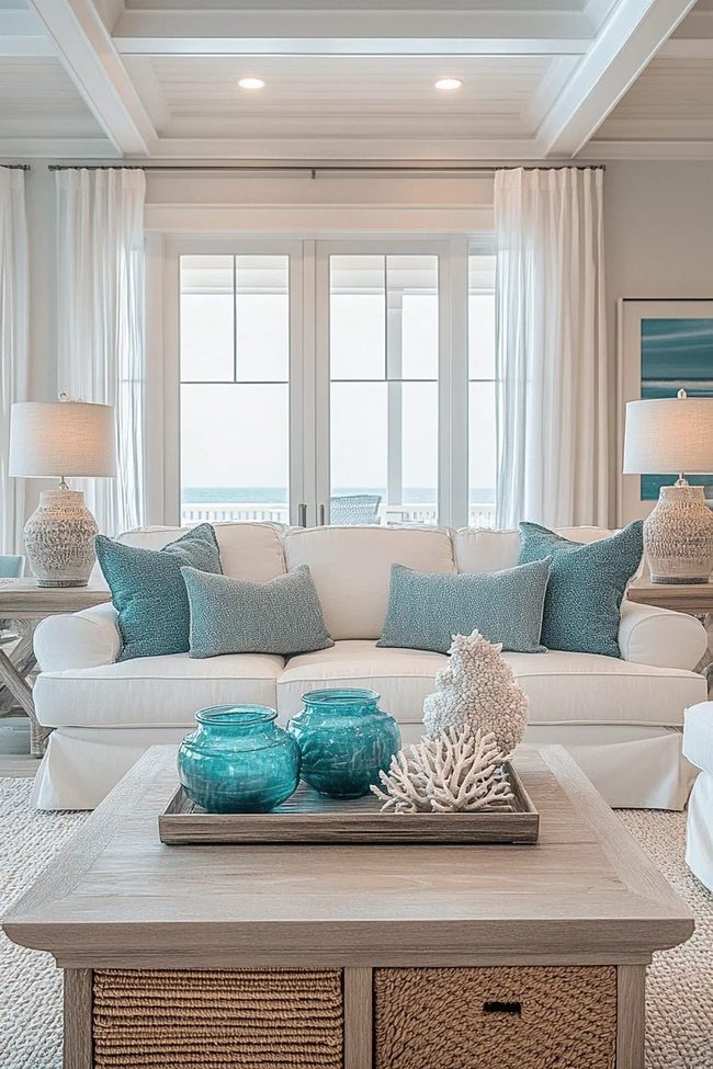 Wicker And Sandy Coastal Retreat
