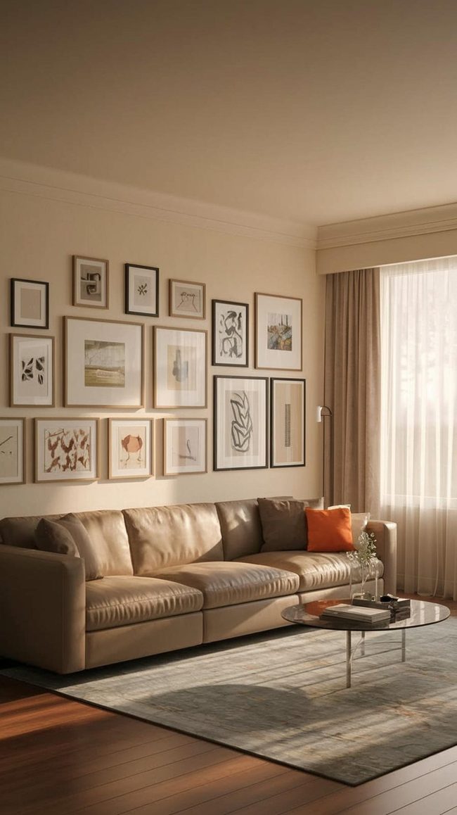 Mixed Frame Photograph Collection Wall