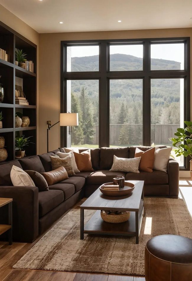 Layered Brown Tones For Dimension