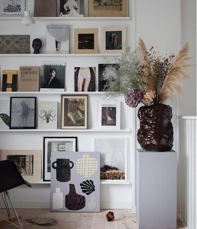 Magazine Covers Wall Display