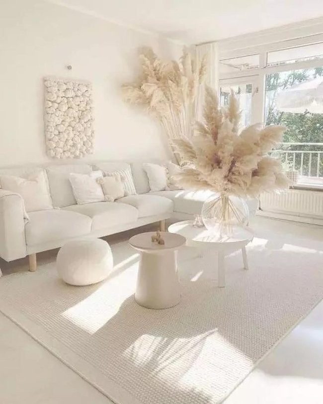 White Sofas, Streaming Sunlight, Serene Spaces