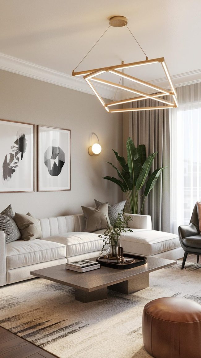 Geometric Fixtures Define Modern Living