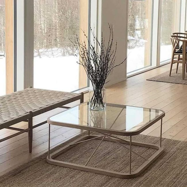Glass Tabletop Light And Space