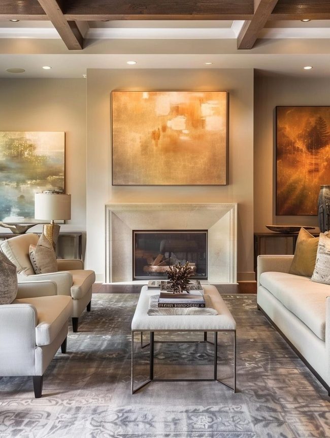 Fireplace Anchors Everything Else