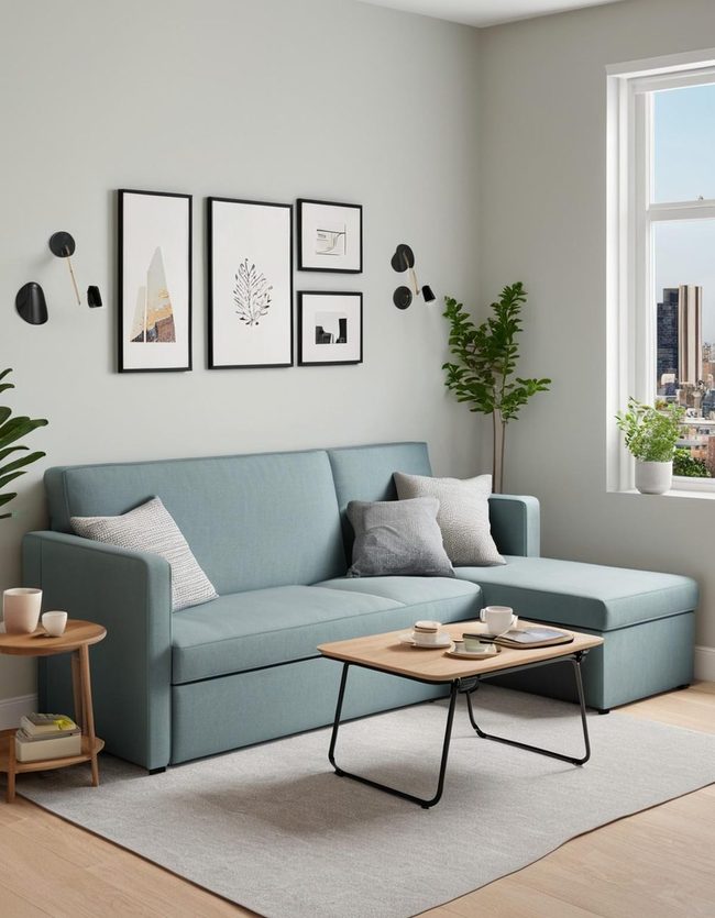 Space-Saving Sofa Beds and Hidden Storage