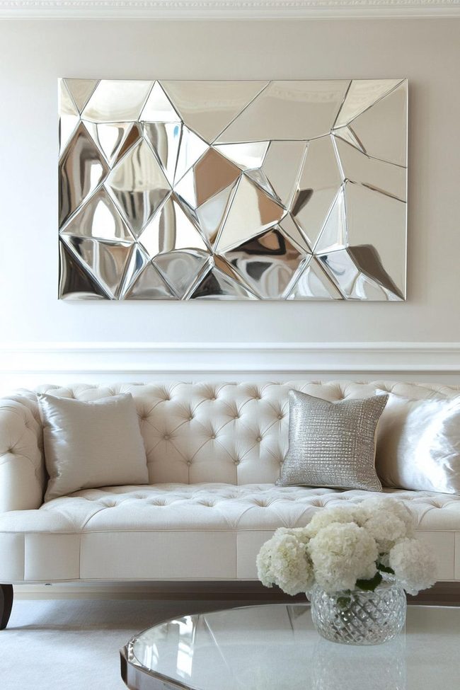 Reflective Surfaces Expanding Room Light