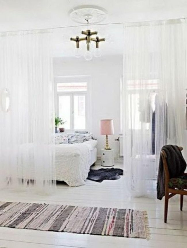 Sheer Curtains, Pale Floors, Natural Light