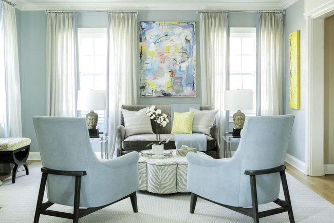 Pale Blue Canvas For Statement Pieces
