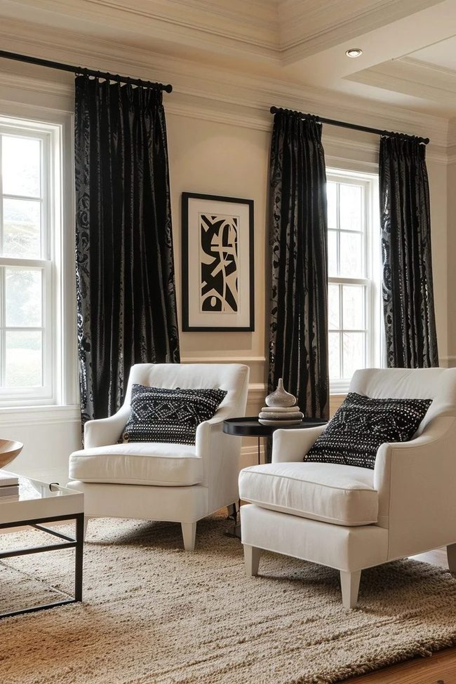 Black Curtains, White Clarity