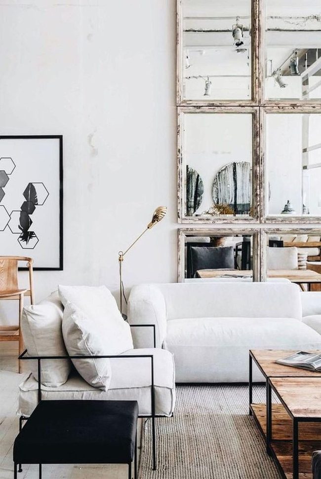White Walls Reflecting Natural Light