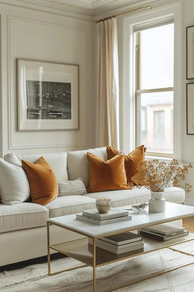 White Walls With Intentional Warmth