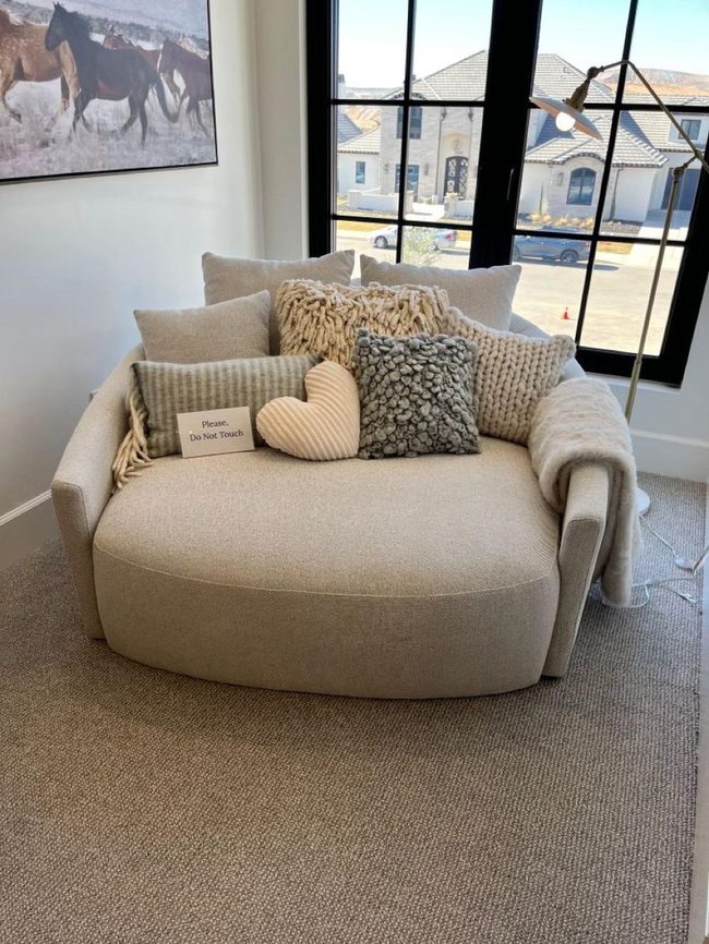 Oversized Cushioned Chair Retreat