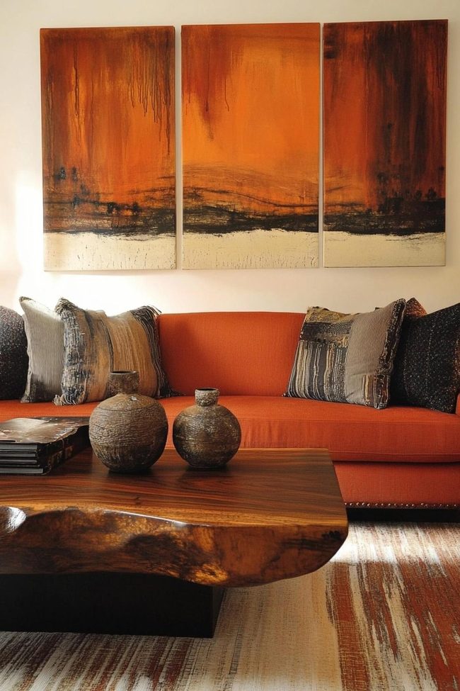 Burnt Orange Gallery Wall Collection