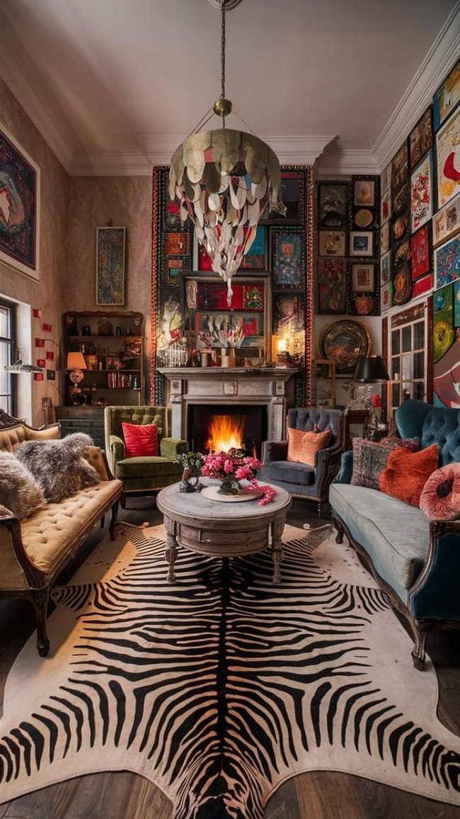 Colorful Canvas Living Room