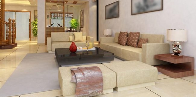 Small Rug, Unified Room