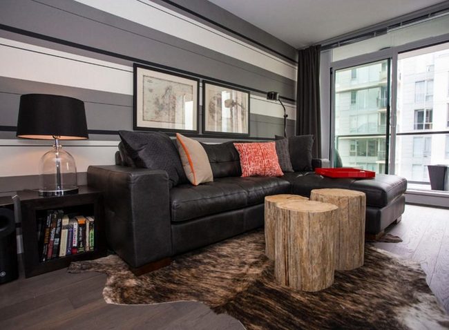 Black Interior Frames City Views