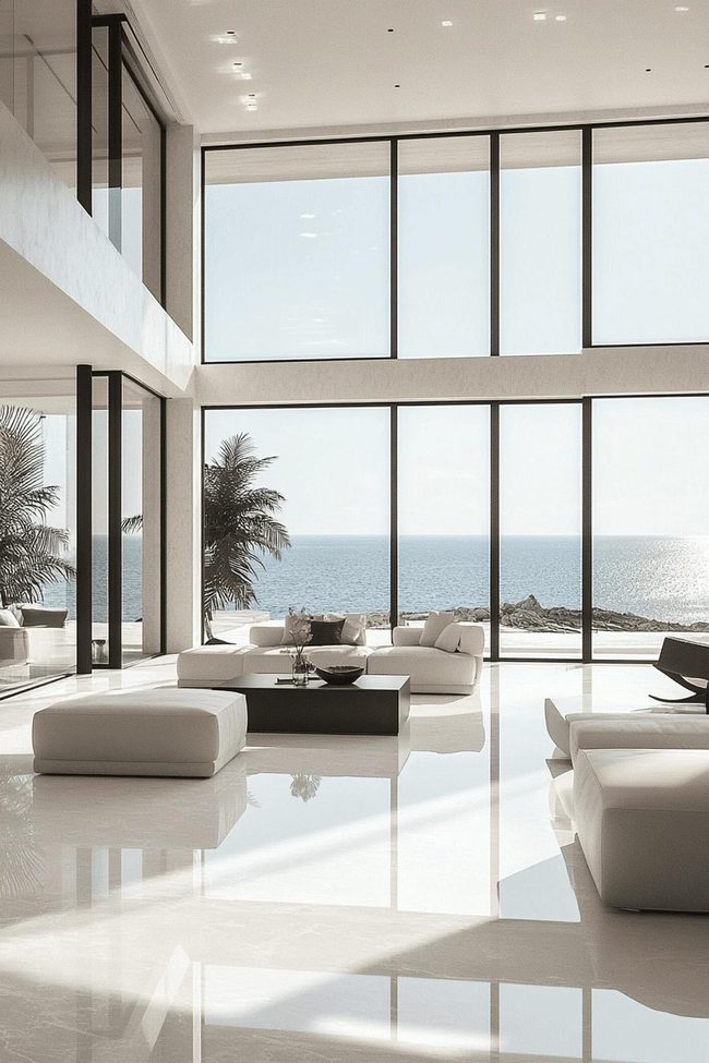Neutral Minimalism Polished Surfaces Luxury