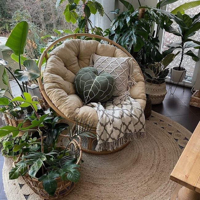 Green Botanical Papasan Retreat