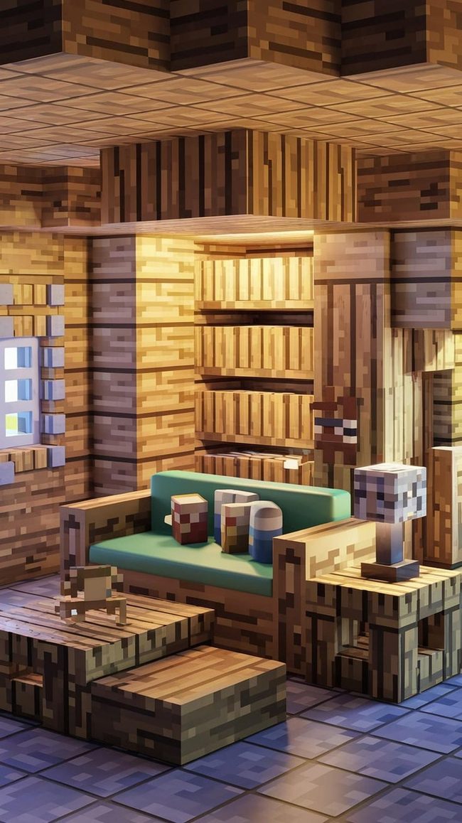 Fireplace Meets Floor-To-Ceiling Books
