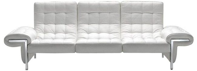Polished Metal Meets Soft Comfort