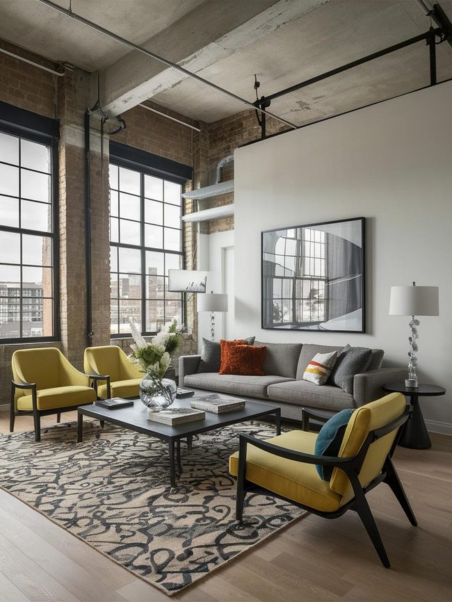 Exposed Brick Industrial Openness