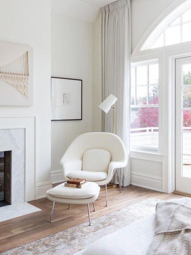 White Chair By Wooden Floors