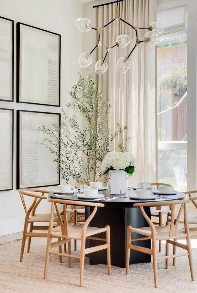 Crystal Chandelier With Natural Light
