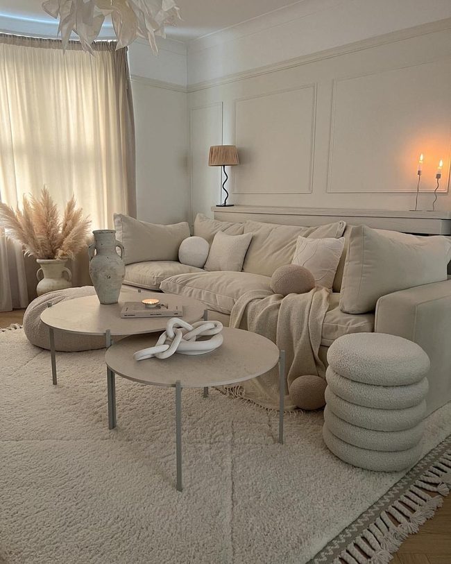 Sculptural Wood And Layered Neutrals