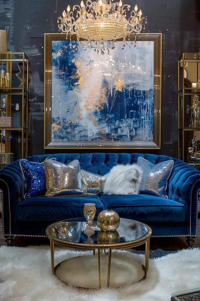 Jewel Tones And Mirrored Sophistication