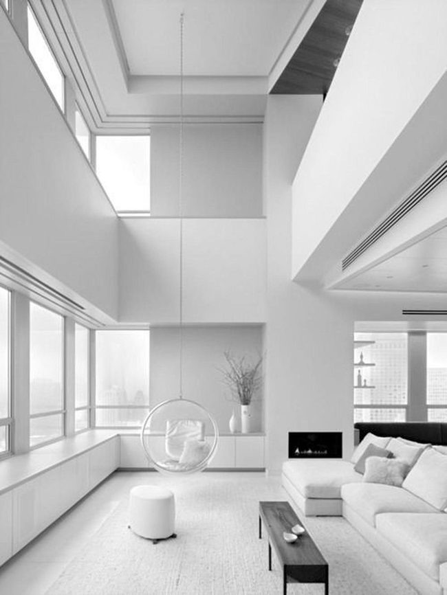 Bright Windows, Minimal Walls, Natural Wood