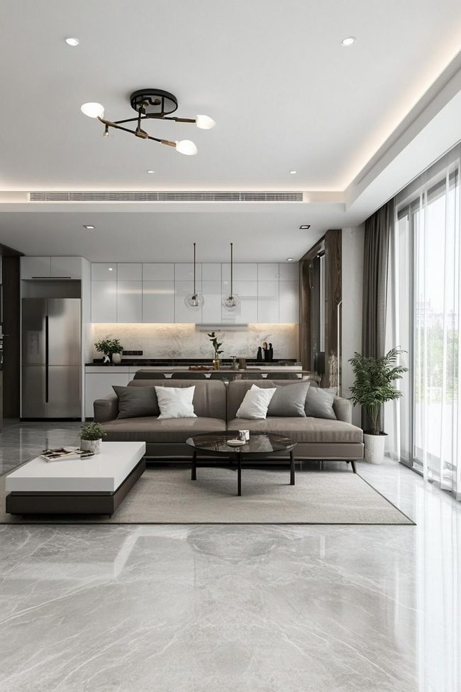 Neutral Base Navy Accents Flow