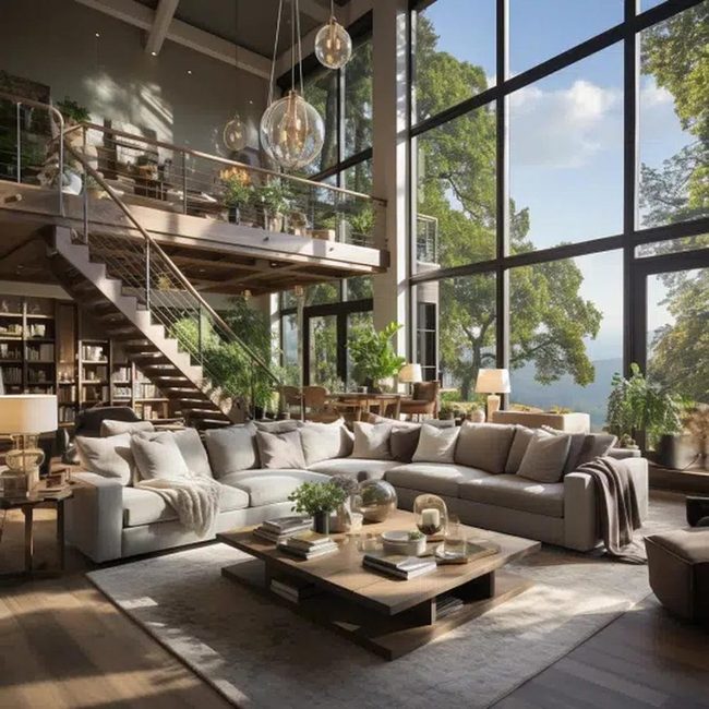 Panoramic Glass Walls Pure Light