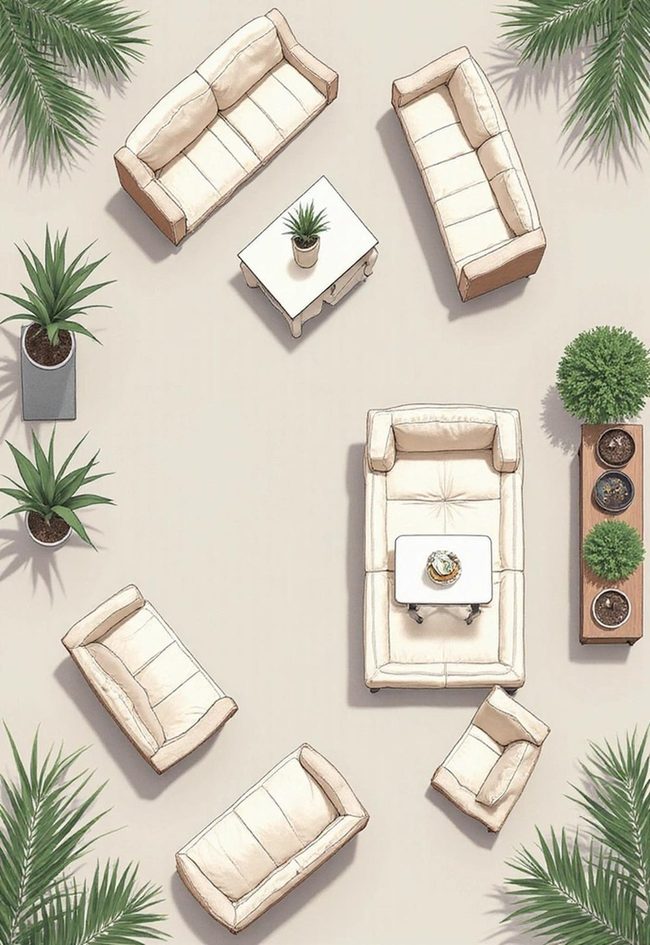 Clear Pathways Connect Living Spaces