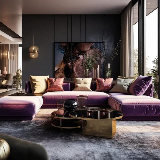 Velvet And Silk Upholstery