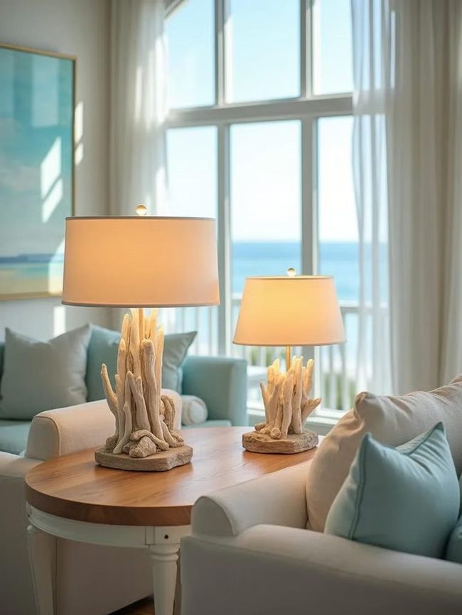 Oversized Lamps Ground Spacious Rooms