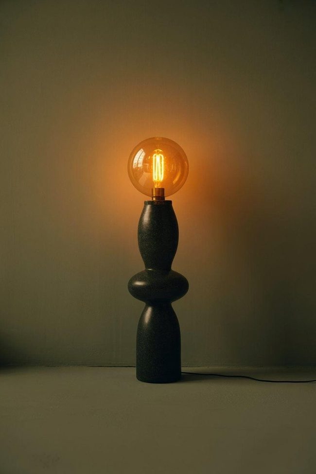 Amber Floor Lamp Winter Lighting