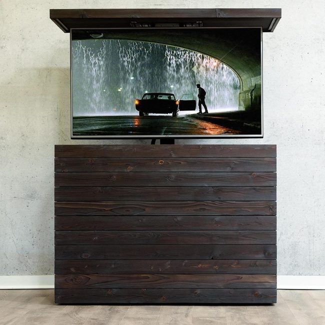 Hidden Screen Furniture Cabinet