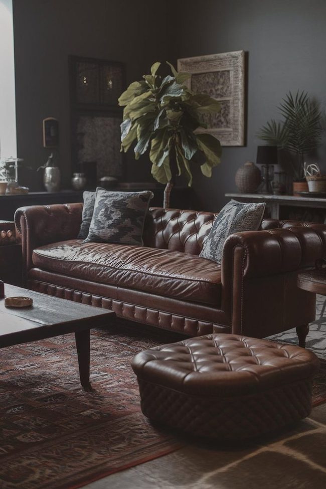 Dark Grain Anchors Current Moody Interiors