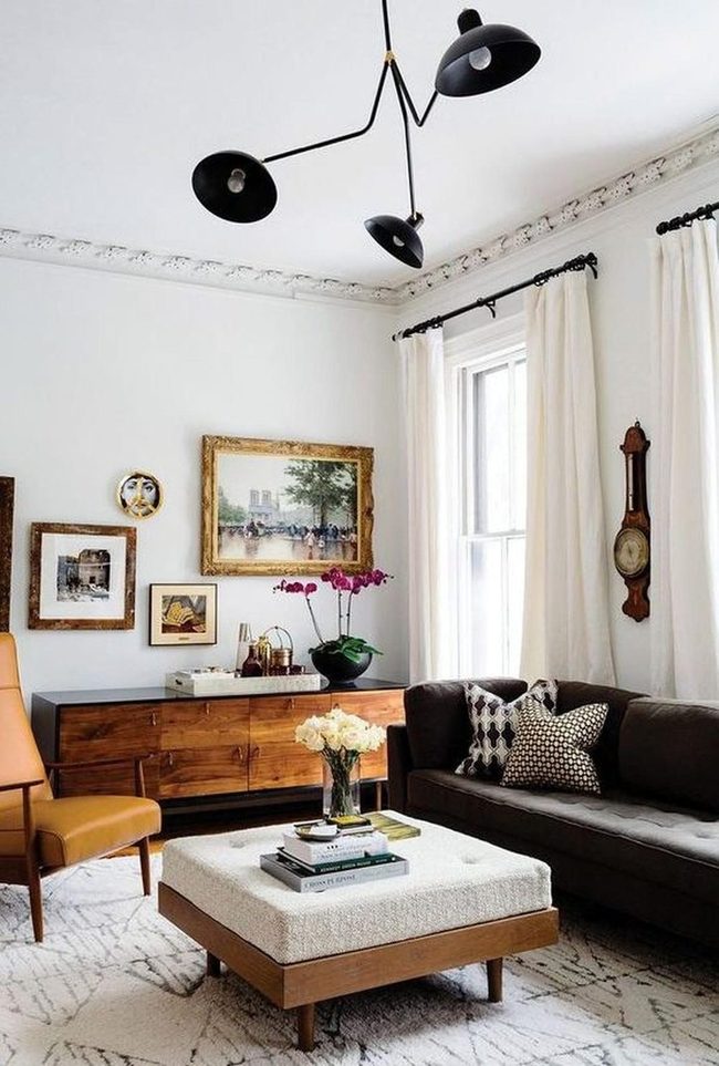 Cream Curtains Frame Bright Simplicity