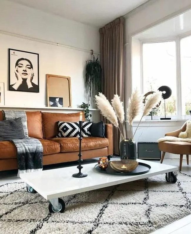 Brown Leather And Natural Light