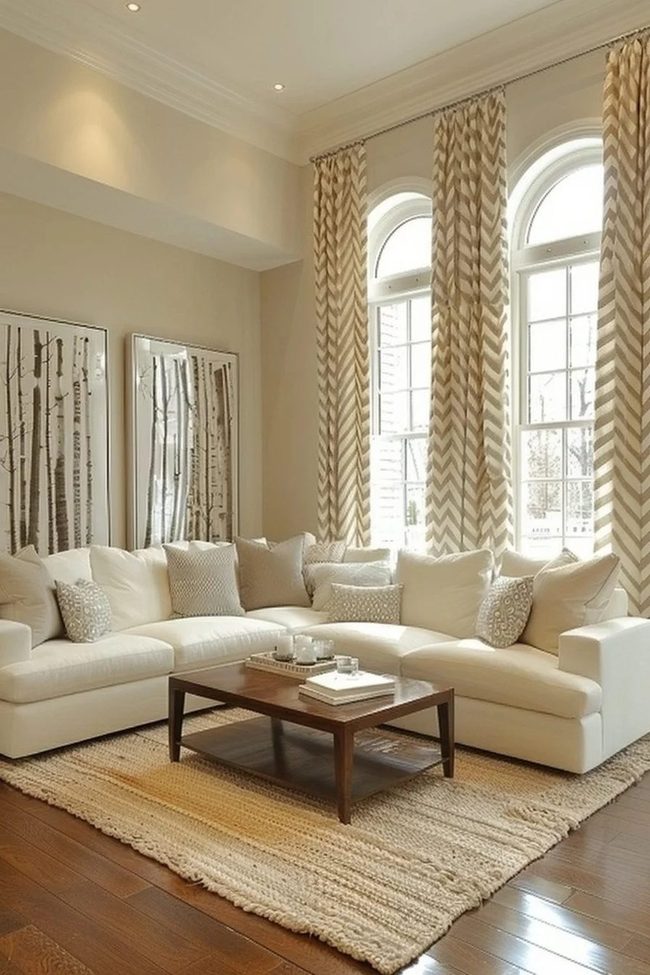 Natural Light Wooden Living Space